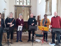 Recorder group play songs through the ages