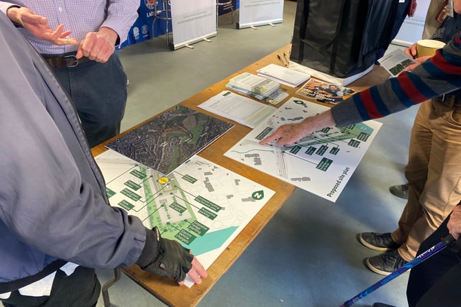 Bath locals were invited to look at the plans at the consultation event.