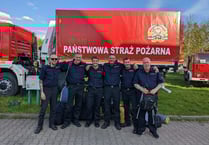 Firefighters travel to support Ukraine