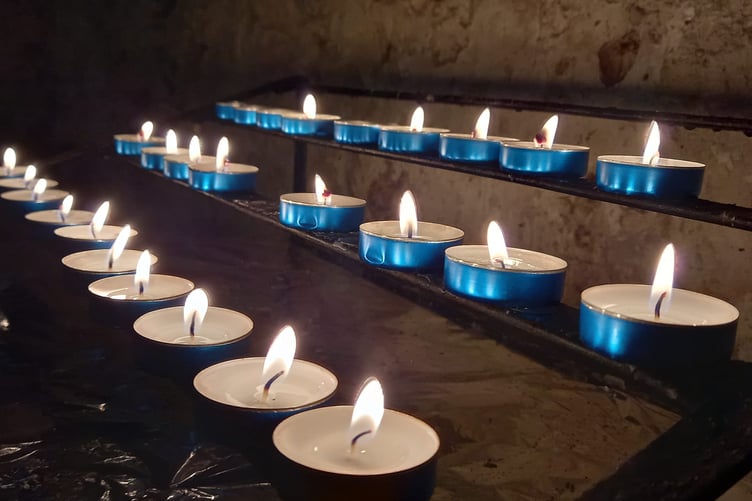 Candles on Caldey Island
