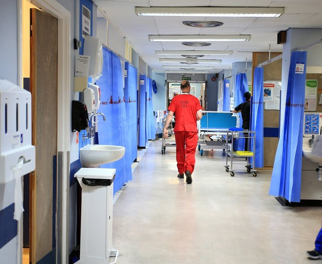 Royal United Hospitals Bath staff took fewer sick days in December than a year before – as absences across England spike