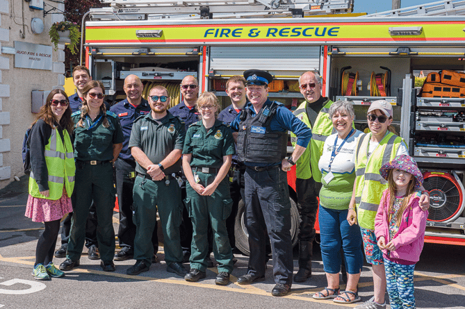 Holy Trinity, Paulton, hosted an Emergency Services Day. 