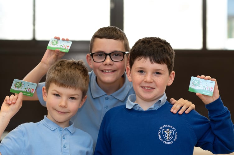 St Benedicts Primary School pupils play Beat the Street