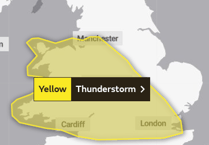 Met Office issue yellow weather warning for South West