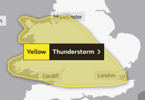 Thunderstorms likely across South West