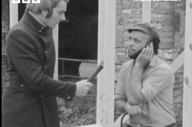 Michael Eavis interviews by BBC West ahead of 1970 Glastonbury