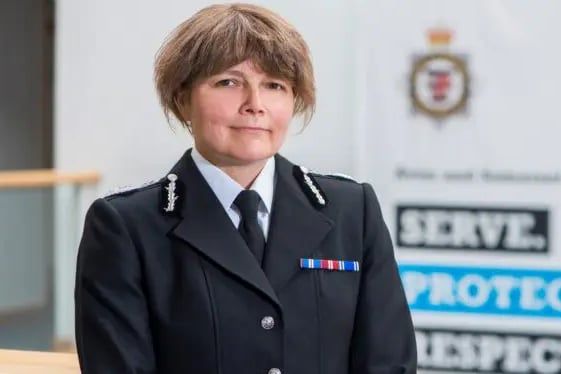 Chief Constable Sarah Crew has branded her police force as 'institutionally racist' 