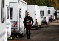 Hundreds of Traveller caravans in Mendip
