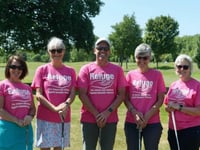 Farrington Park golfers raise funds for domestic violence charity