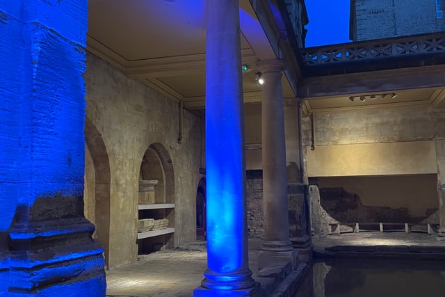 Local landmarks illuminated in NHS blue for health service's 75th