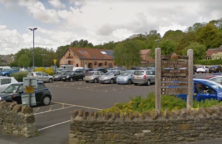 Cattle Market car park in Frome.