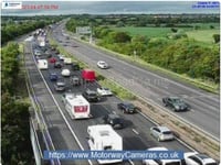 Traffic: M5 junctions 26-27 expected to be closed throughout morning
