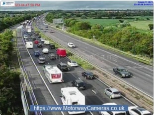 Traffic: M5 junctions 26-27 expected to be closed throughout morning
