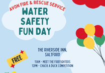 Avon Fire and Rescue chuck a duck