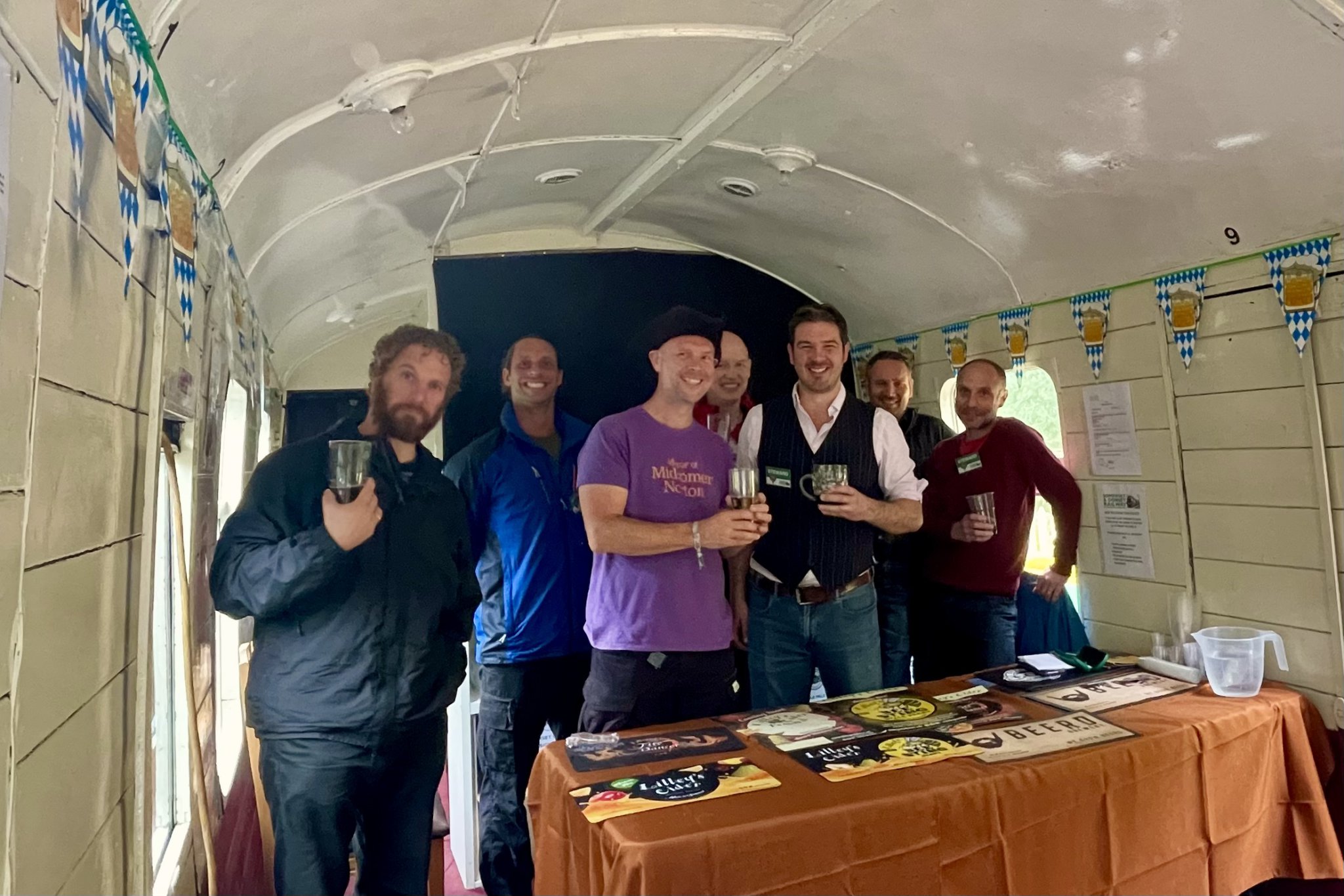 swing bands raise the roof at Somerset & Dorset Railway