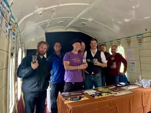 swing bands raise the roof at Somerset & Dorset Railway