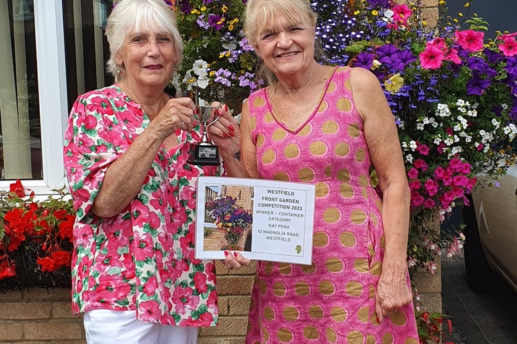 KayPera won 'best container' in the Westfield Front Garden competition
