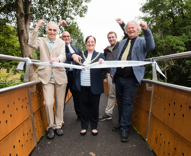 New footbridge opens at Keynsham Memorial Park