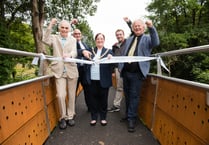 New footbridge opens at Keynsham Memorial Park