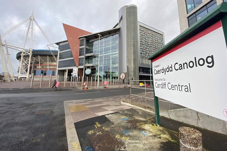 GWR Cardiff Central station