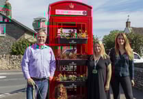 Red phone box back in Saltford!