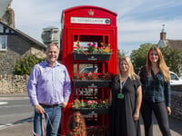 Red phone box back in Saltford!