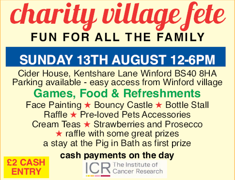A Winford family are hosting a Charty Village Fete to raise funds 