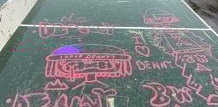 Graffiti at Norton Hill Recreation Ground
