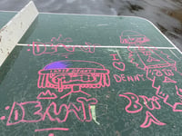 Graffiti at Norton Hill Recreation Ground
