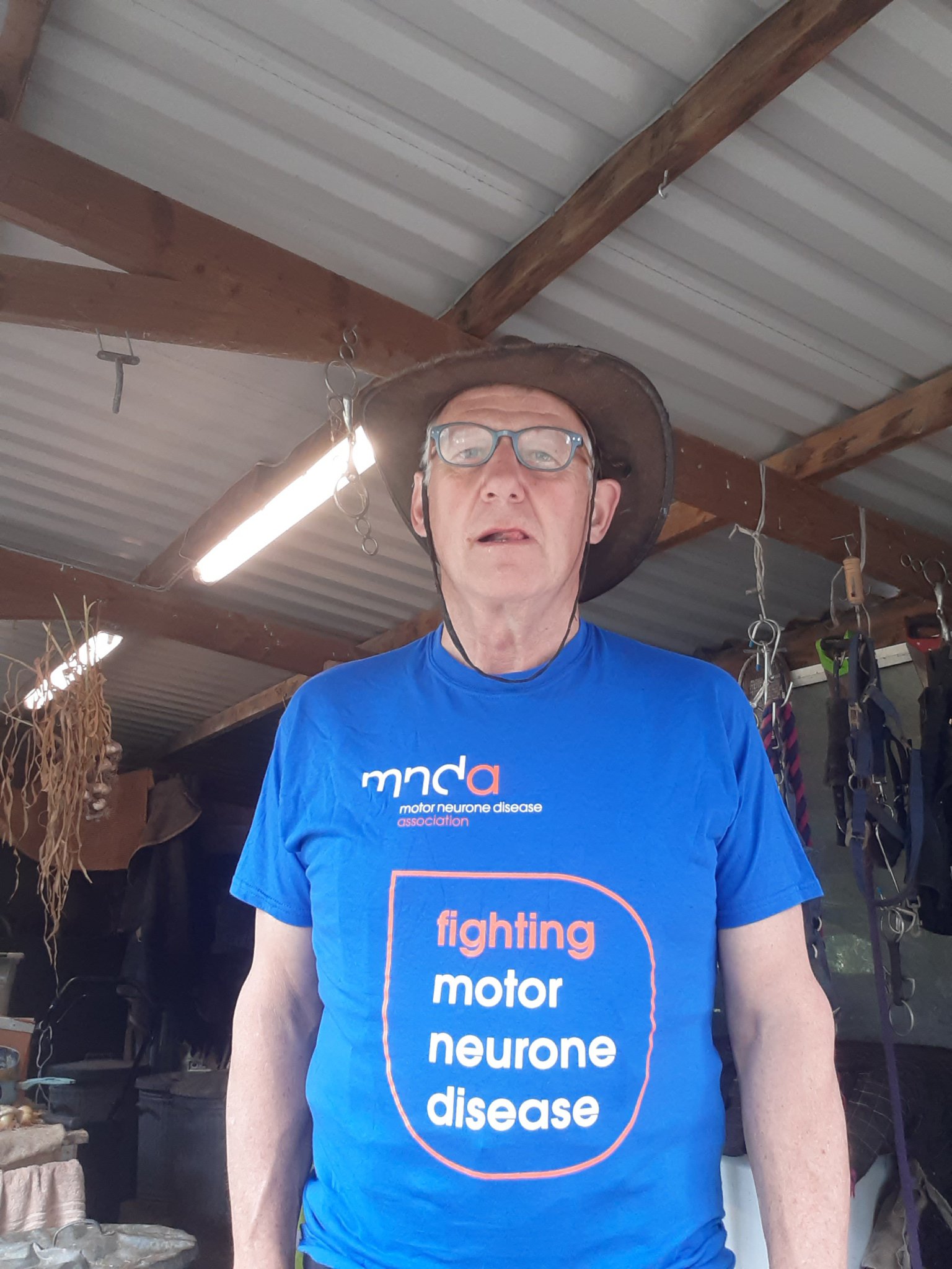 Walking with purpose: Jim’s journey to  support the Motor Neuron Disease Association
