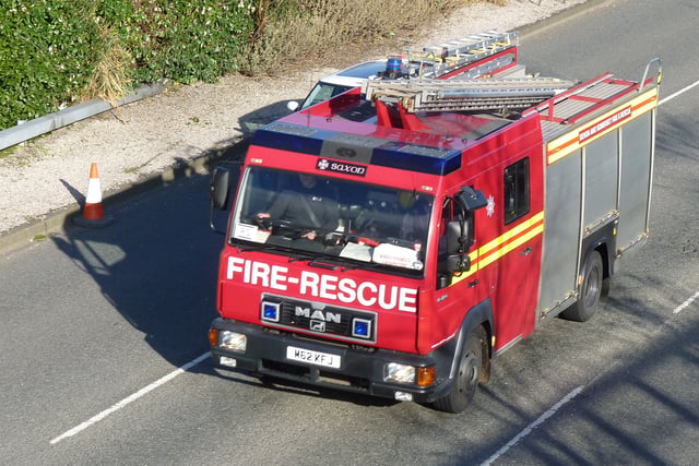 Car 'completely destroyed' by fire on A38