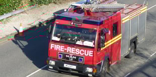 Car 'completely destroyed' by fire on A38