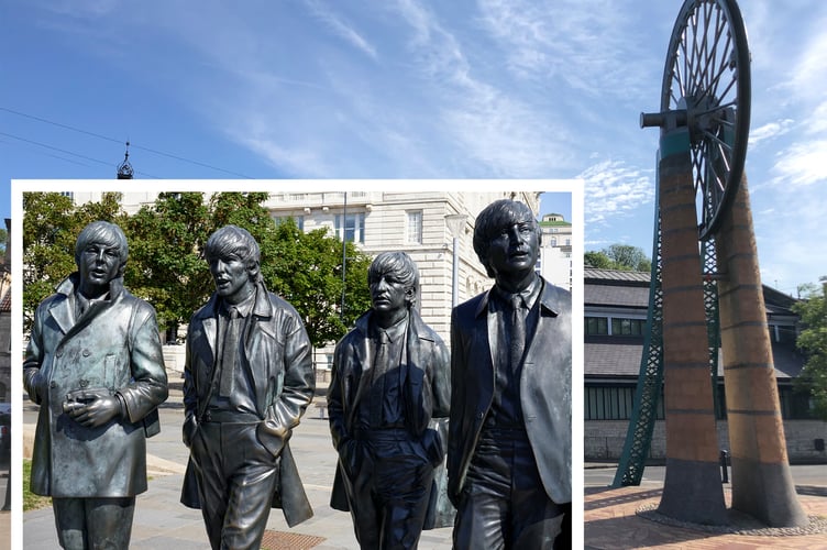 The Beatles members visited Radstock whilst hitchhiking.