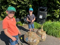 Midsomer Norton boys litter pick to raise money