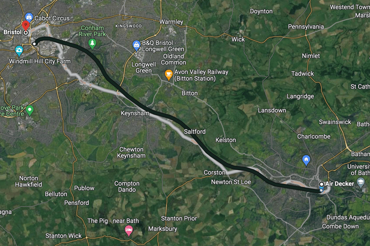 The A4 between Bath and Bristol could see stronger links.