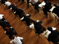 Tumbling number of high performing GCSE students in Somerset