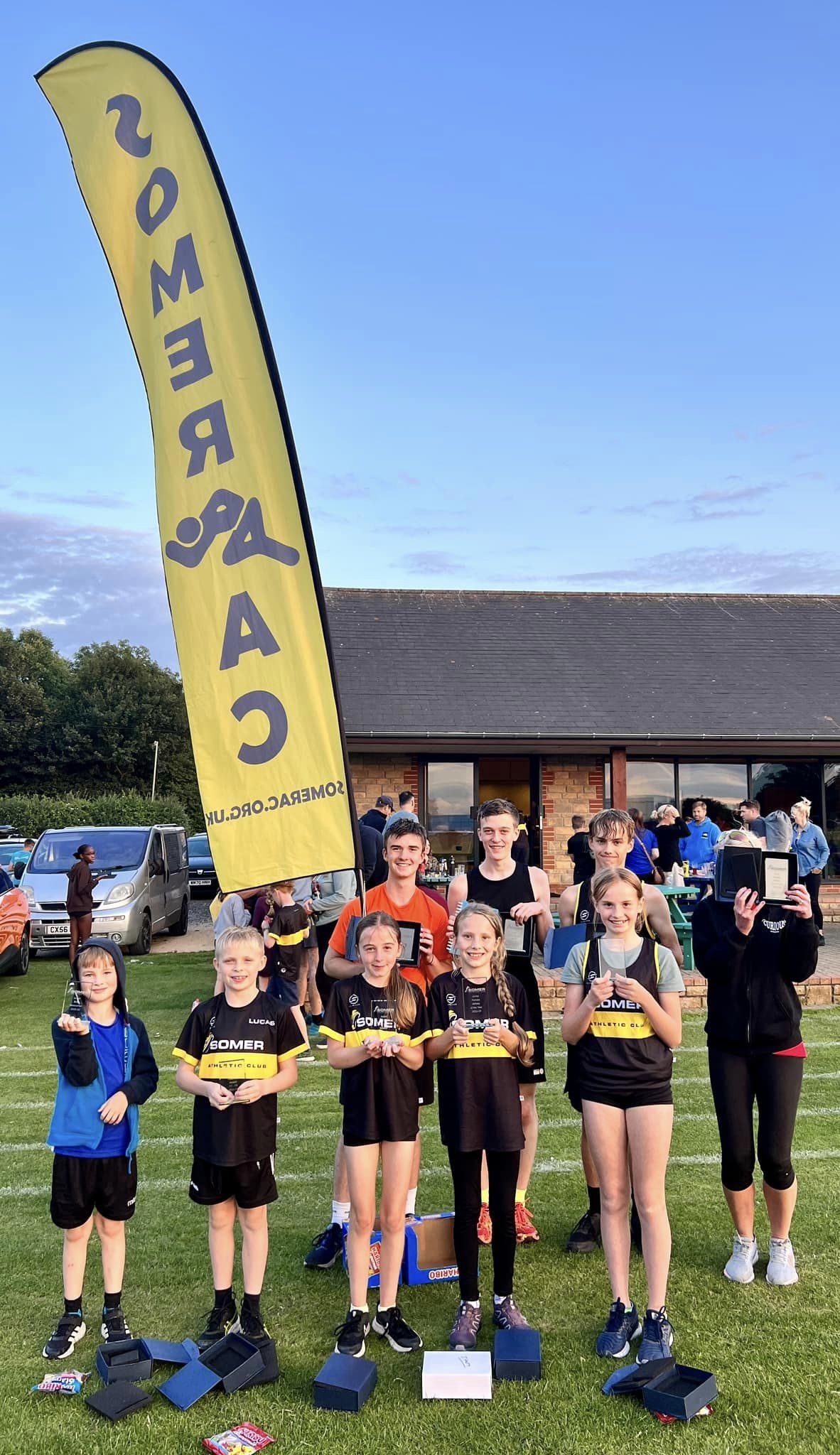 Somer Athletics Club’s young runners celebrate summer