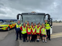 Winford School pupils rename bus
