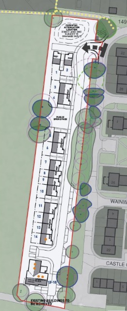 Plans For 18 Homes On Westway Lane In Shepton Mallet.