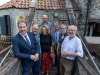 Metro Mayor Dan Norris visits heritage site in Saltford