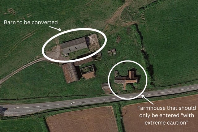 New plans at abandoned farmhouse