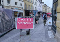  Councillor criticises “cyclists dismount” sign
