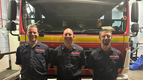 Avon Fire & Rescue celebrate graduation of two new recruits in Radstock ...