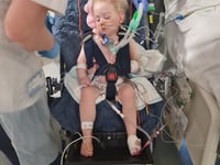 Toddler 'waiting at God's door' 