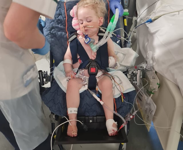 Toddler 'waiting at God's door' 