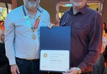 Highest honours Fellowship Award presented to long-standing Rotary member