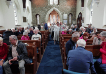 Over one hundred residents show their support for Christine’s Coffee Morning!