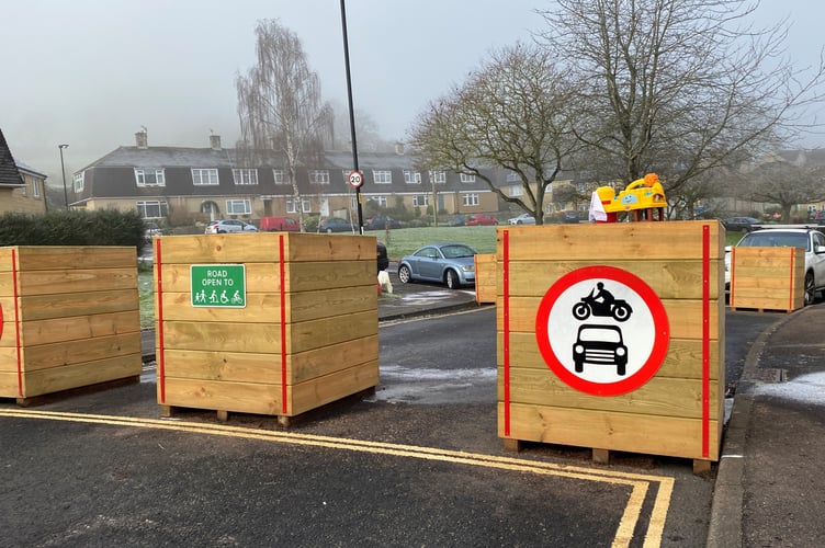 The planters on Southlands.