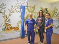 New mural reassures young RUH surgery patients