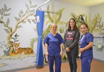 Time is Precious donate over £450,000 to RUH Children's Ward, including a new mural